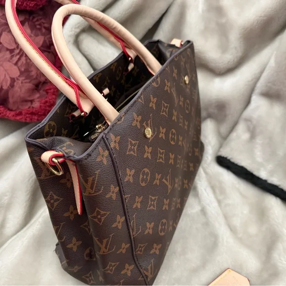 Inspired Dark Brown Monogram Tote - Picture 3 of 8